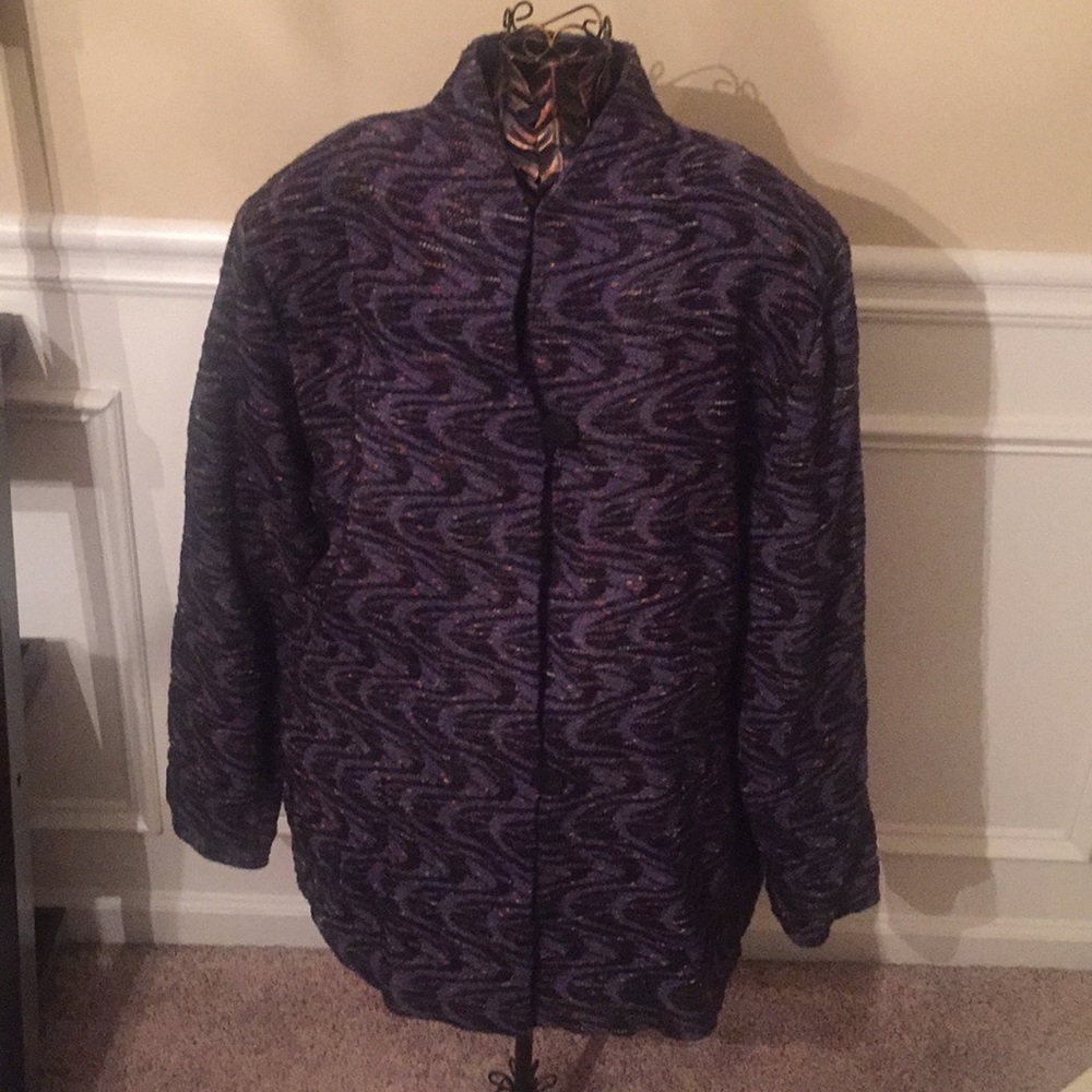 Joyce Wilkerson Multicolored Wearable Art jacket